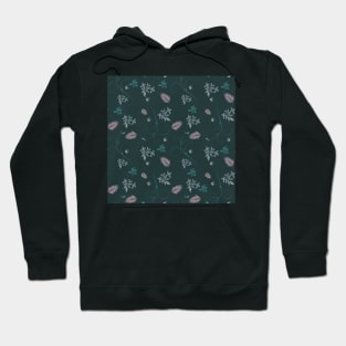 Romantic floral pattern Hoodie